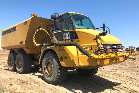 PHIL ускоряет поставки водяных цистерн для самосвалов Caterpillar