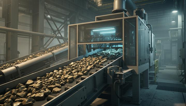 Сенсорная сортировка удвоила ценность руды на золотом руднике в Намибии